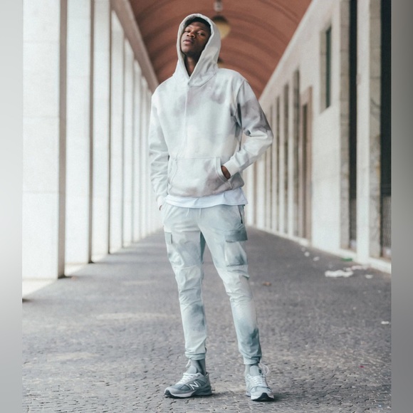 ZANEROBE Jumpshot Jogger Army Cargo Pocket Pant in White Camo (30) NEW WITH TAGS - Picture 12 of 12